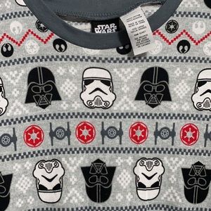 NWT Star Wars Christmas tie fighter pajama set